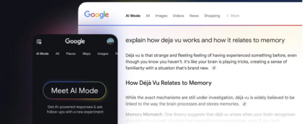 Screenshot of Google AI Mode