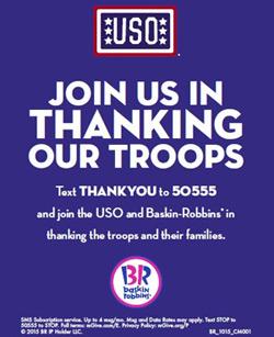 Baskin-Robbins and United Service Organization ad