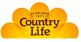 Country Life logo with an orange and yellow semi-circle background, featuring the text "Established 1971 Country Life" in brown, bold lettering.