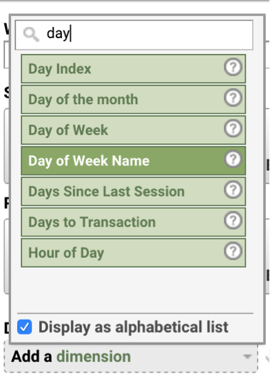Adding a custom dimension in Google Analytics.