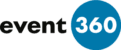 Event 360 logo with the word 'event' in black and '360' in white inside a blue circle.