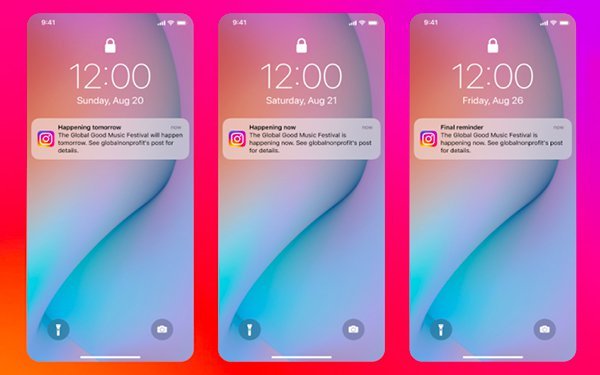 Reminder ads on Meta