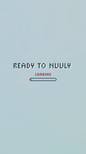 Animated graphic with the words "READY TO NUULY" above a red loading bar and the word "LOADING" in red below, set on a plain light background.