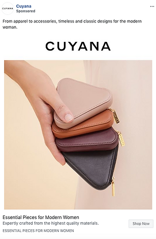A hand holds three triangular leather coin purses in beige, brown, and black, against a neutral background.