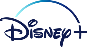 Disney+ logo featuring the word "Disney" in stylized script, a plus sign, and an arc above the text.