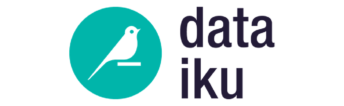 Dataiku logo featuring a stylized bird on a teal circle next to the text "data iku" in dark blue letters—ideal for full-funnel marketing strategies.