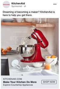 KitchenAid facebook ad
