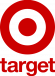 Red Target logo with a red bullseye symbol above the word "target" written in lowercase red letters on a light background.