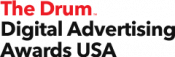 Logo for The Drum Digital Advertising Awards USA, with "The Drum" in red and "Digital Advertising Awards USA" in black on a light background.